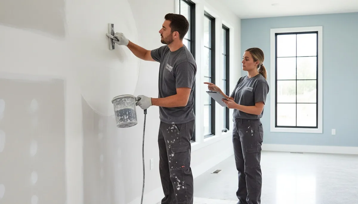Professional drywall repair and wall restoration by house painters in Troy, MI