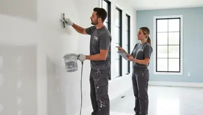 Professional drywall repair and wall restoration by house painters in Troy, MI