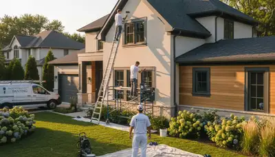 House painting service in Troy, MI by Painters Troy MI for interior and exterior home painting