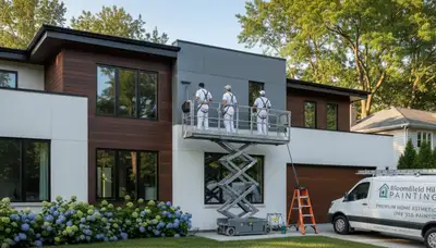 House painters in Troy, MI providing professional interior and exterior painting services