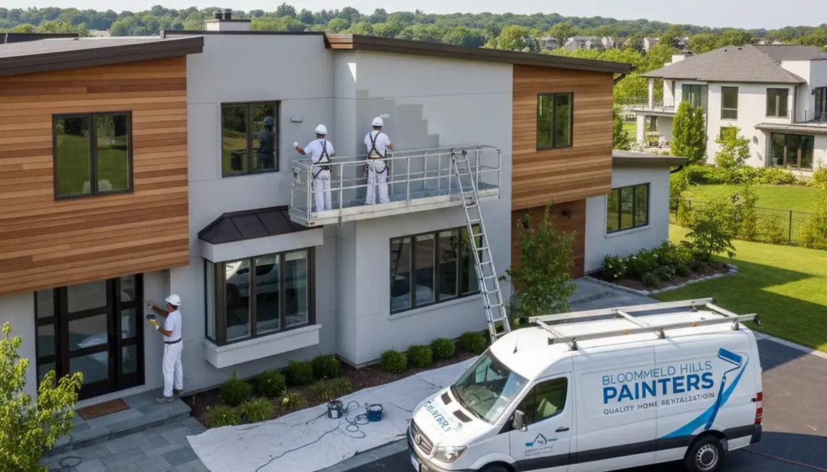 House painting service in Troy, MI by Painter's Troy MI for interior and exterior home painting