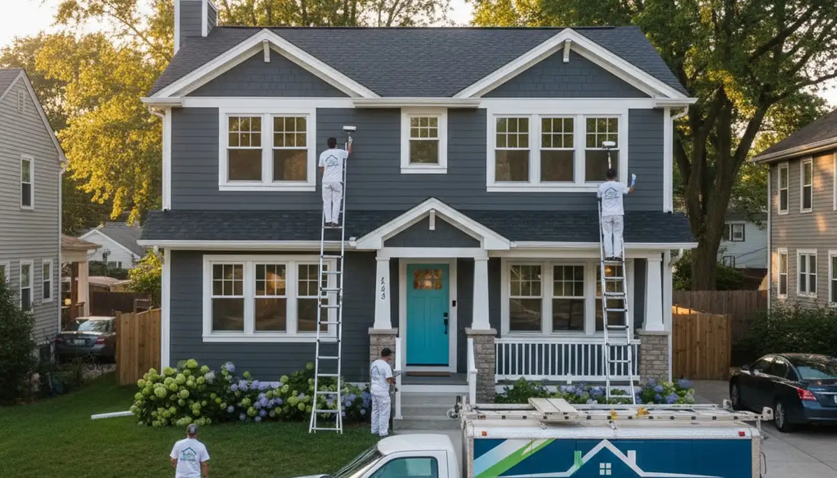 Professional house painting service in Troy, MI by Painters Troy MI