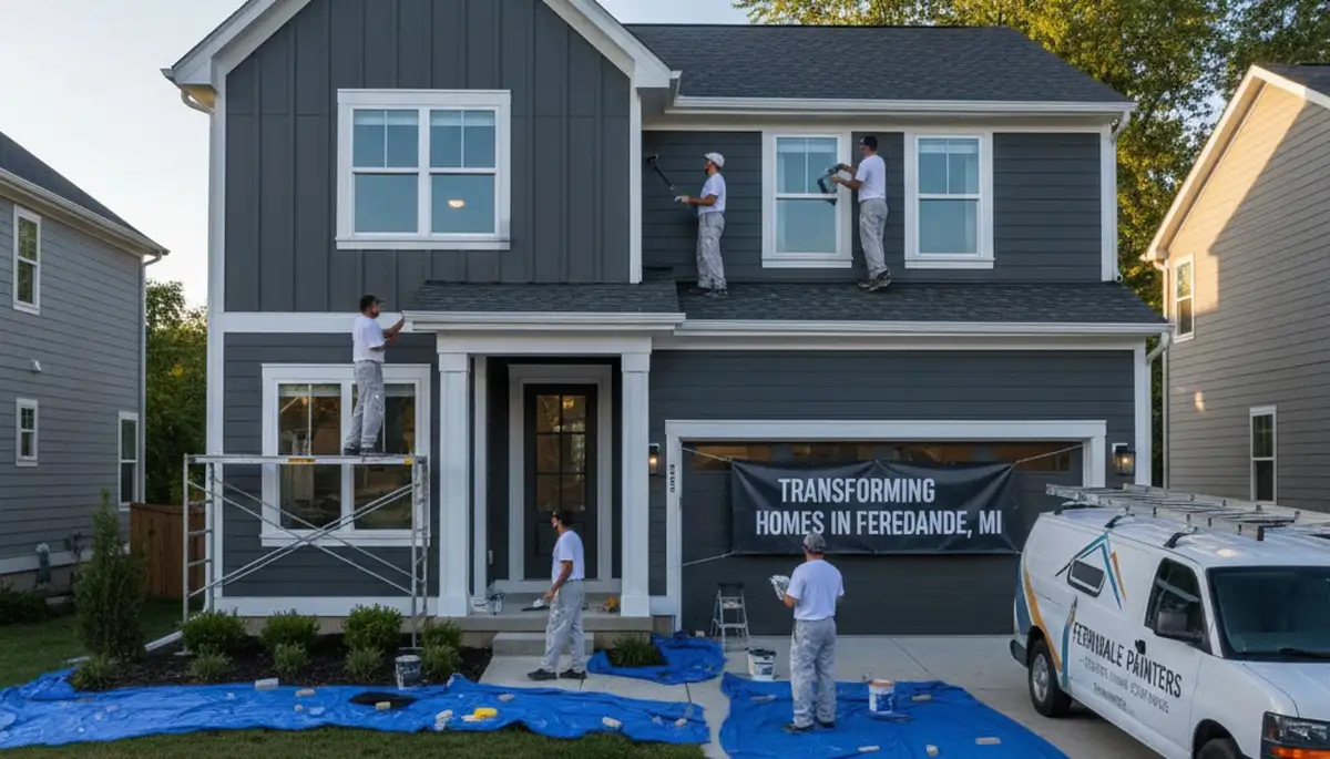 Professional house painters in Troy MI providing expert exterior and interior painting services
