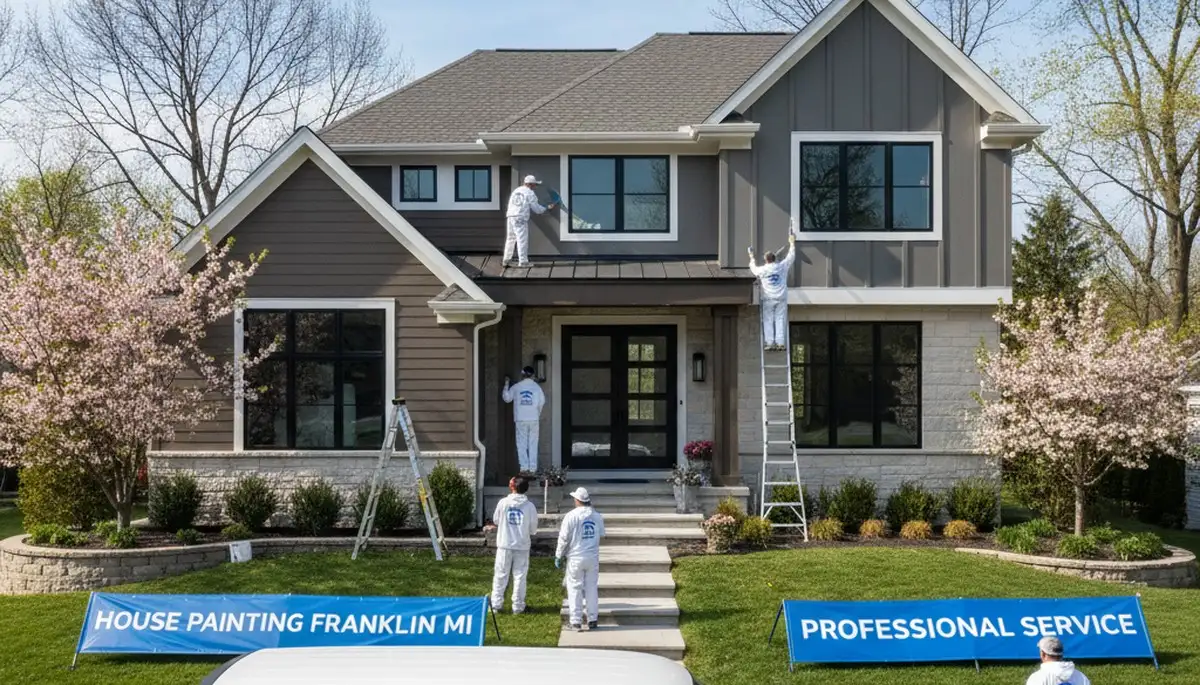 Professional house painters in Troy MI providing expert exterior and interior painting services