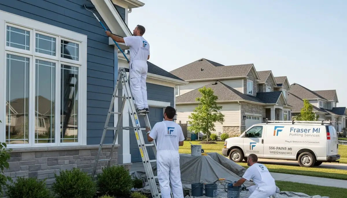 Professional house painting service in Troy, MI for interior and exterior residential properties