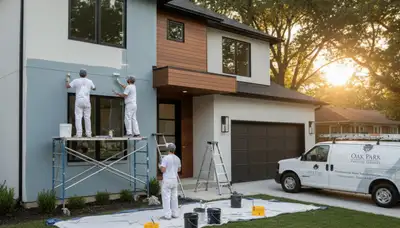 House painting services in Troy, MI for residential interior and exterior home painting by PainterS Troy MI