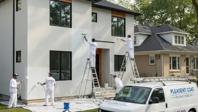 Professional house painting services in Troy, MI by local residential exterior painters