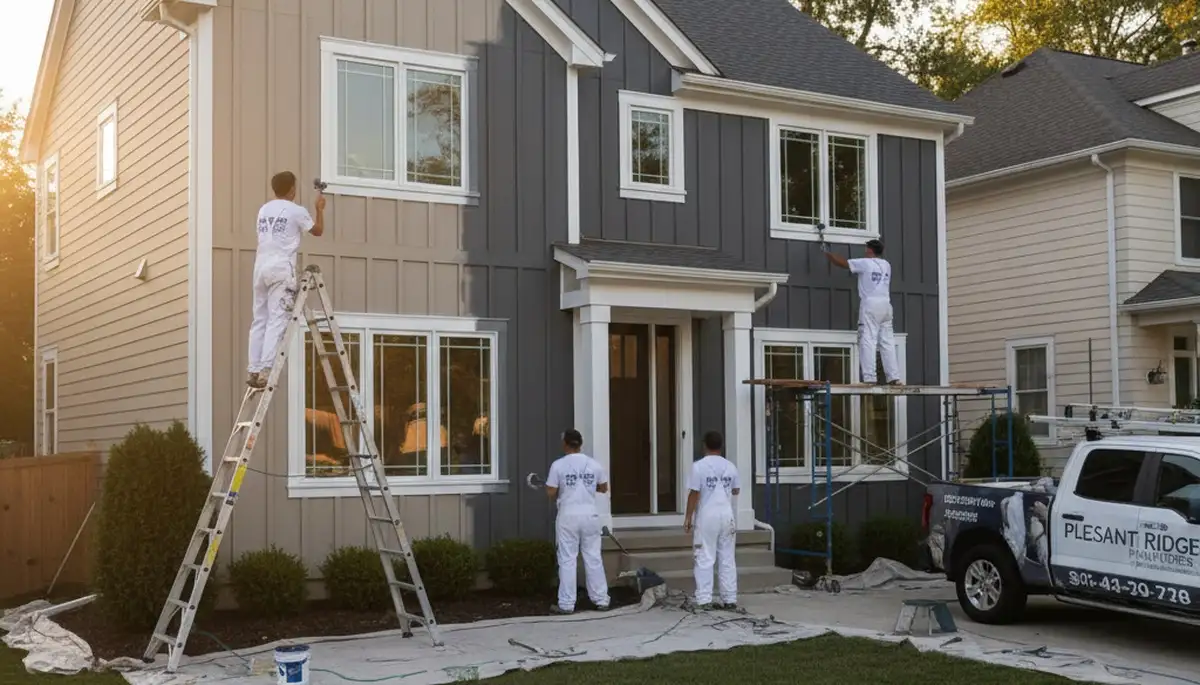 Professional house painters in Troy MI providing expert residential painting services