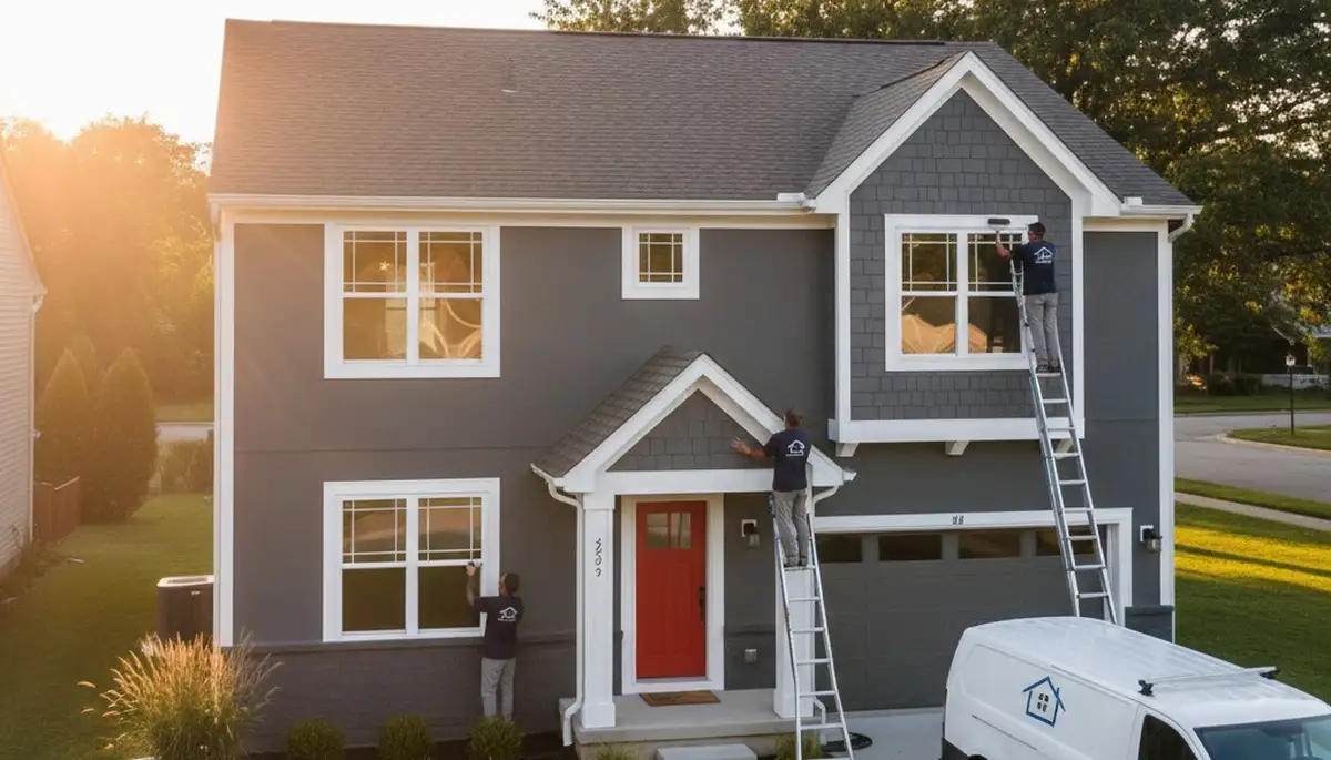House painting services in Troy, MI by Painters Troy MI for residential exterior and interior painting