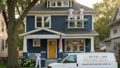 House painting services in Troy, MI by Painters Troy MI for residential interior and exterior projects