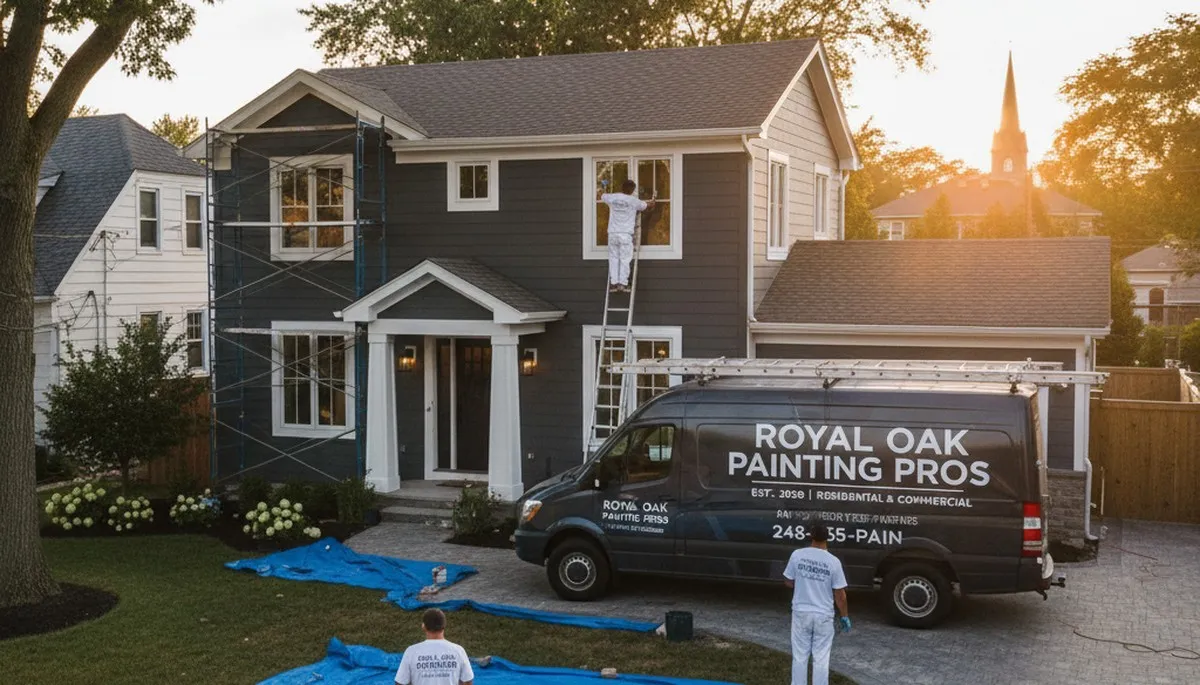 House painting team serving Troy, MI with professional residential painting services