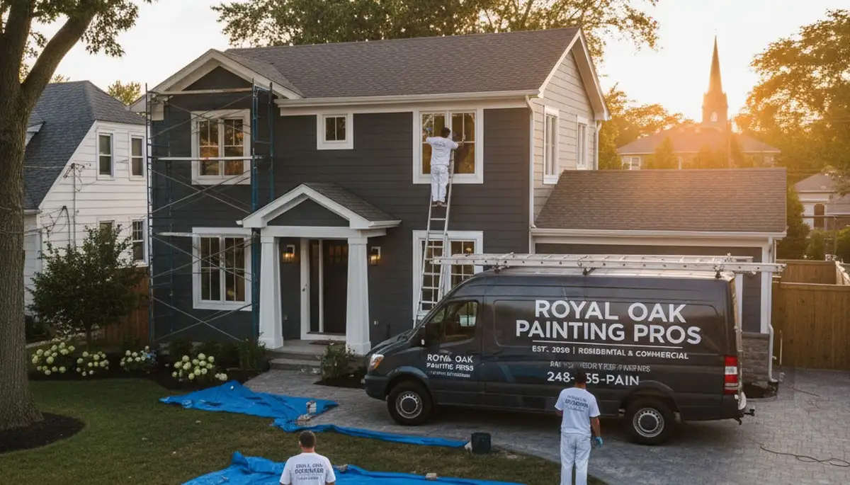 House painting team serving Troy, MI with professional residential painting services