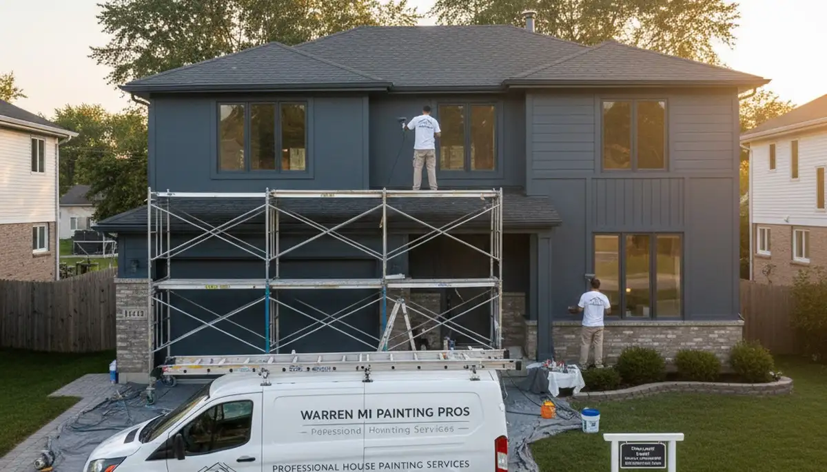 Professional house painting services in Troy, MI for exterior and interior home painting.