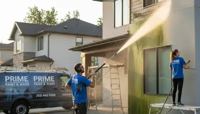 Professional pressure cleaning service restoring home exteriors in Troy, MI